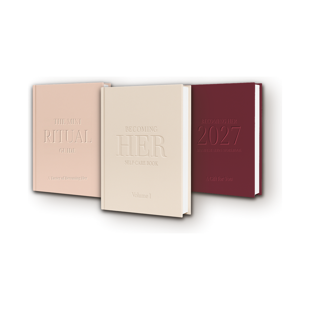 Soft Rituals Set gift bundle: Becoming Her and the Mini Ritual Guide